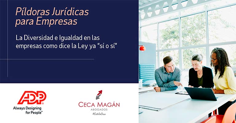 Evento online sobre Obligaciones en empresas tras Ley de Diversidad e Igualdad