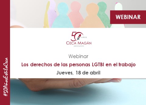 WEBINAR de CECA MAGÁN Abogados: derechos de las personas LGTBI en el trabajo