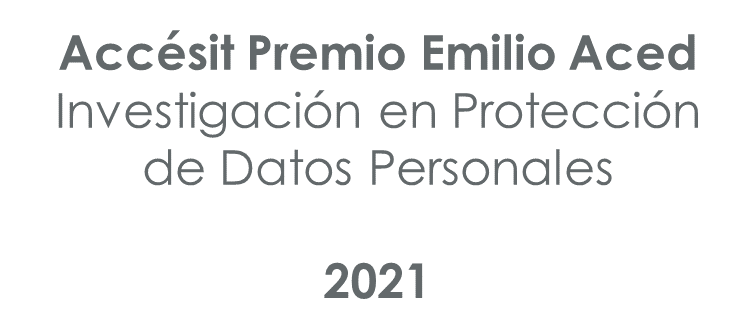 Accesit Premio Emilio Aced a Investigación en protección de datos a María M. Pardo de Vera