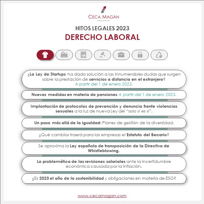 fechas legales clave para el 2023 en derecho laboral