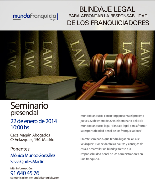 Blindaje legal para afrontar la responsabilidad de los franquiciadores