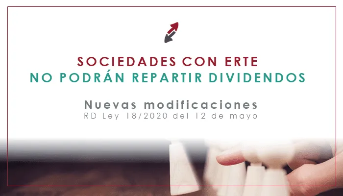 Las sociedades que se acojan a un ERTE no podrán repartir dividendos