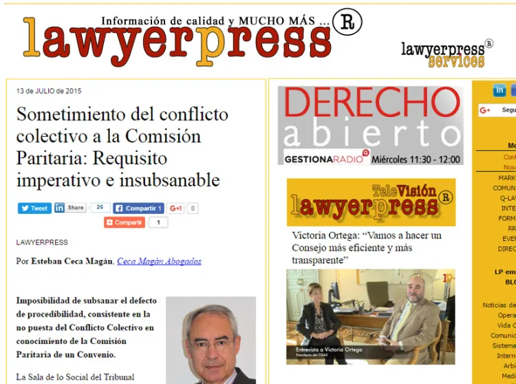 Socio fundador Lawyerpress