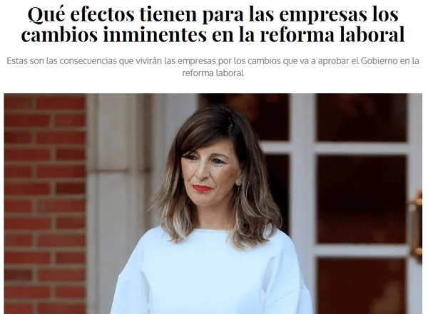 Los cambios en la reforma laboral y sus efectos inmediatos en las empresas