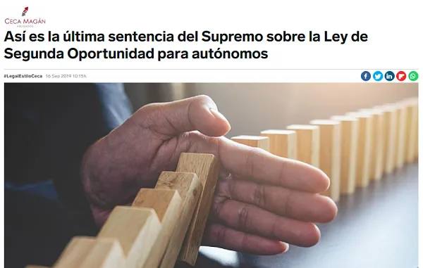 Cambios en la Ley de Segunda Oportunidad para autónomos