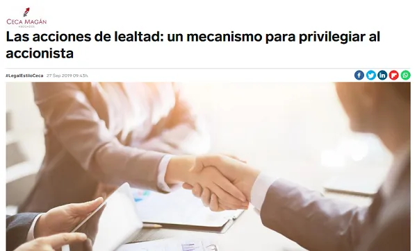Acciones de lealtad: un mecanismo para incentivar al accionista tradicional