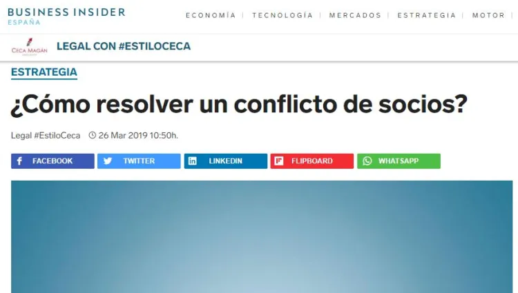 ¿Cómo resolver un conflicto de socios?