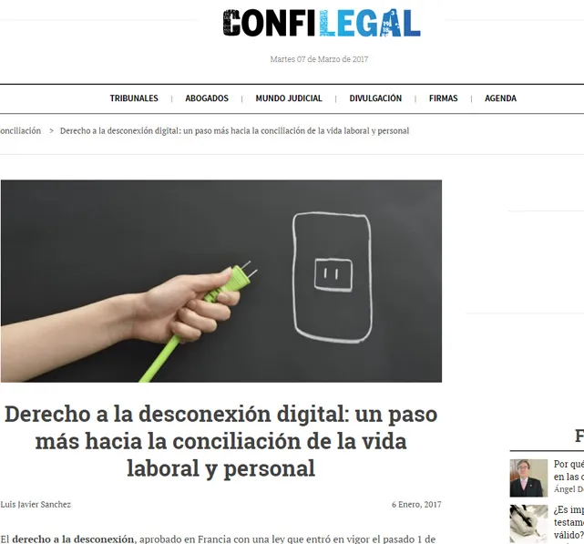 Derecho desconexión digital