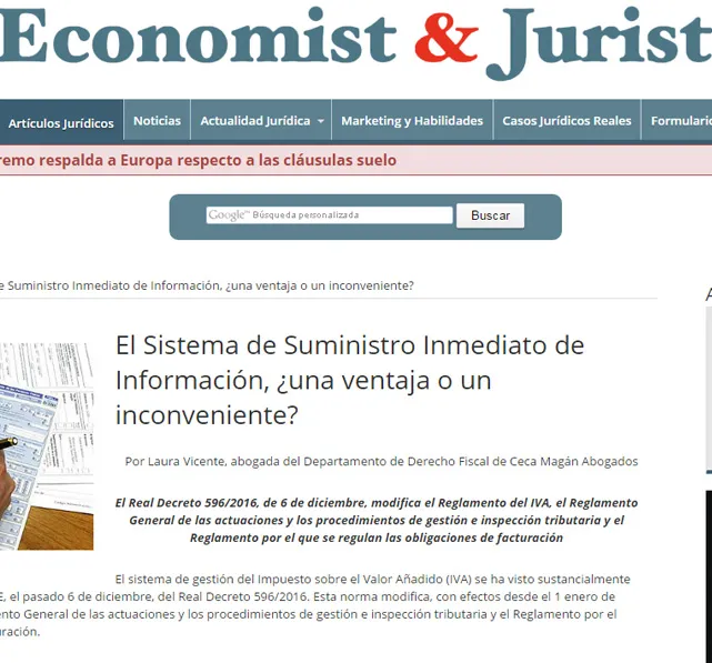 Sistema de suministro inmediato de información