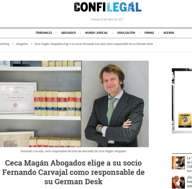 Fernando Carvajal será responsable del German Desk