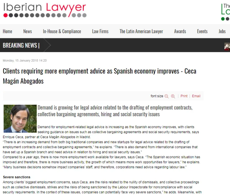 “Los clientes requieren más asesoramiento en Laboral a medida que mejora la economía”