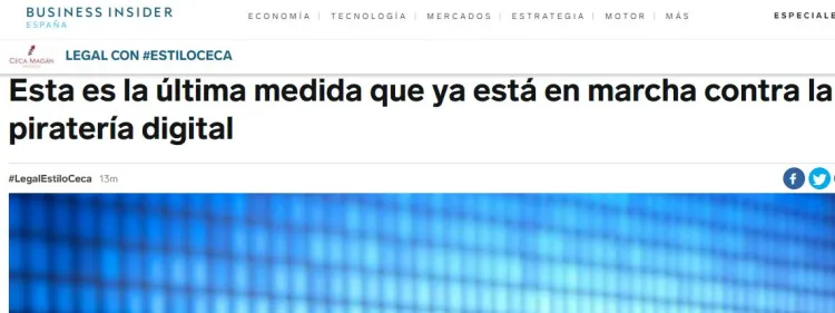 Última medida contra la piratería digital
