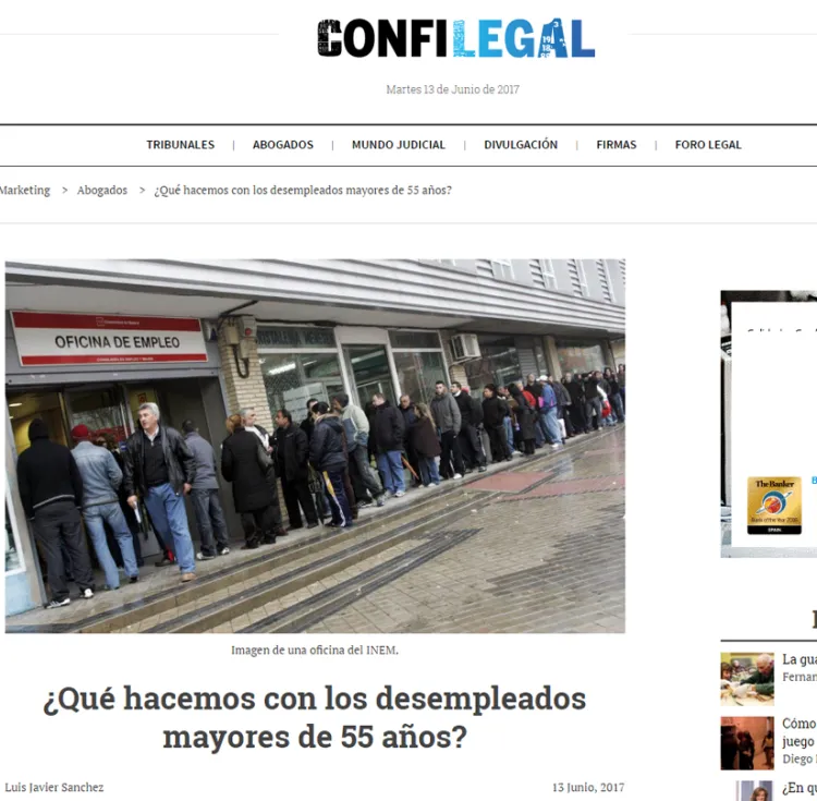 ¿Qué hacemos con los desempleados mayores de 55 años?