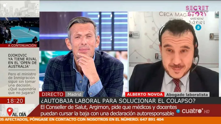 es legal la declaración responsable de la baja médica por Covid segun abogado laboralista 
