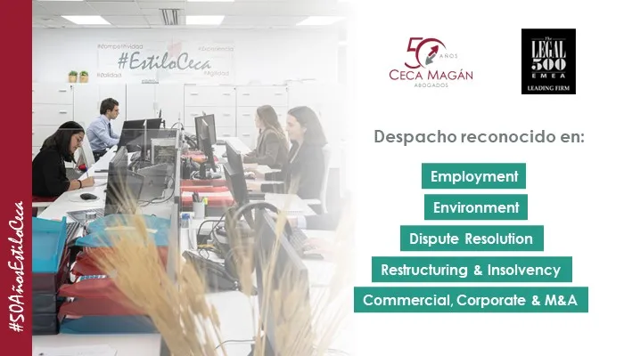 CECA MAGÁN Abogados, reconocido por Legal 500 entre los mejores despachos 2024