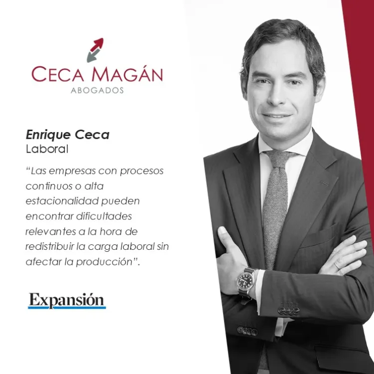What is happening now with the reduction in working hours? Opinion of a labour lawyer from CECA MAGÁN Abogados